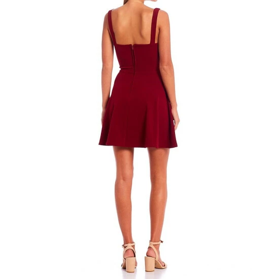 Best Pirce β€οΈ City Vibe Scuba Skater π Dress Currant 𧨠- Image 2